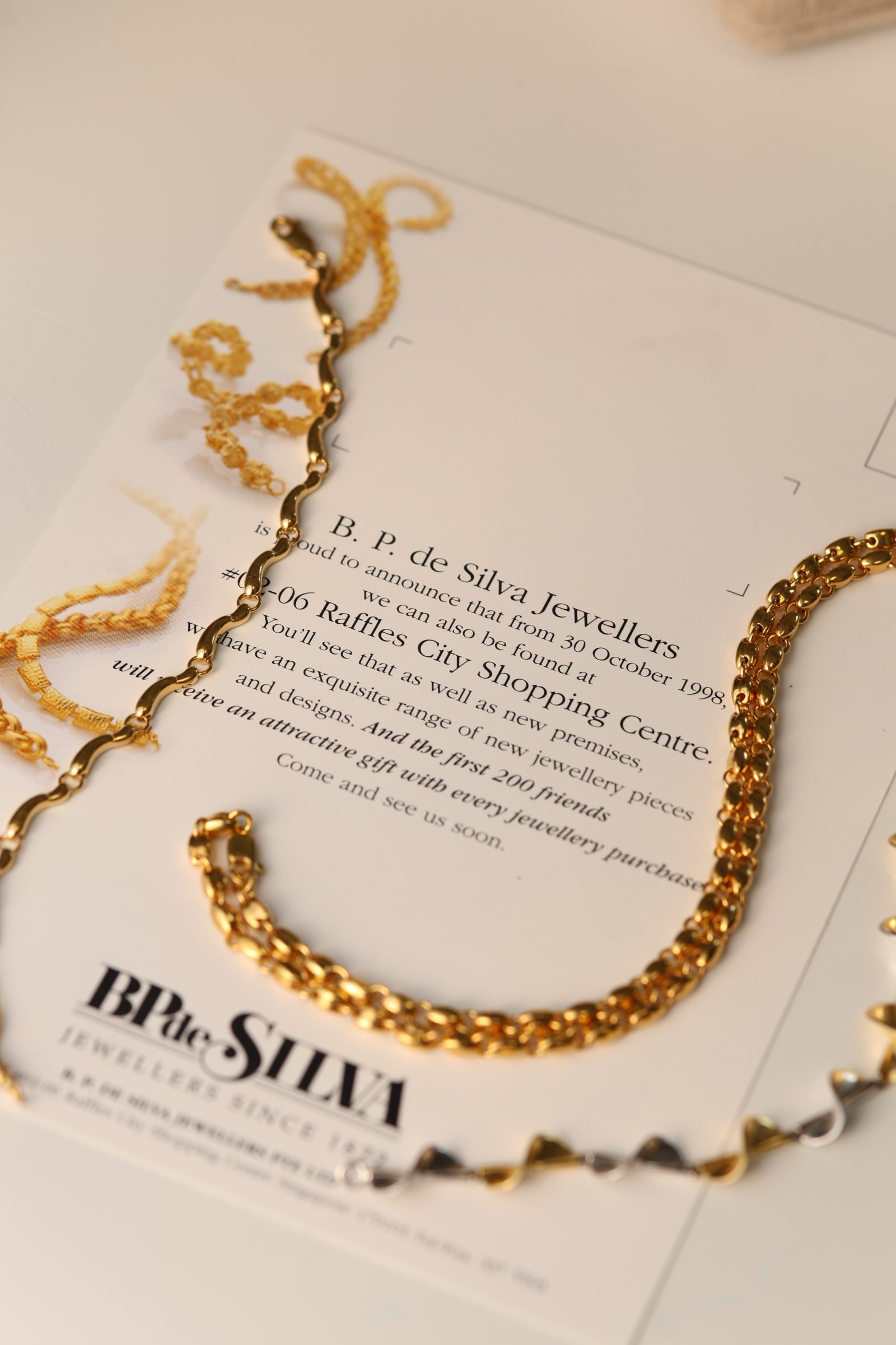 B.P. de Silva at Raffles Hotel